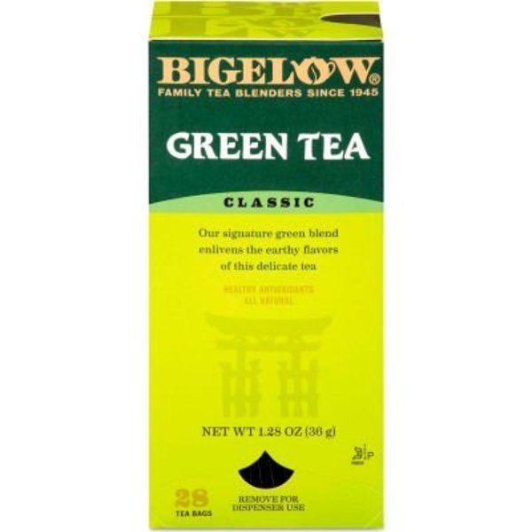 Bigelow Tea Co Bigelow®® Single Flavor Tea, Green, 8 Oz Single Cup Bags, 28/Box BTC00388